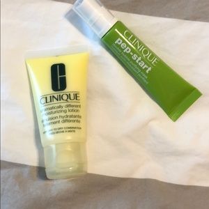 Clinique Pep-Start double bubble mask&face lotion